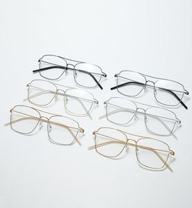 Mens designer solglasögon mode solglasögon ramar rostfritt glas ram för kvinnor fyrkantig stor fälg myopia optiska glasögon h4730944