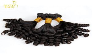 Dubbel ritade mongoliska moster funmi hårförlängningar studsande romantik ägg vår curl grad 9a obearbetad jungfru människa hårväv 349779202