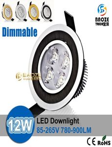 DHL Regulável Led lâmpada do teto 9 W 12 W Lâmpada Led 85265 V LED spot down iluminação spot light downlight holofote com led driver6031035