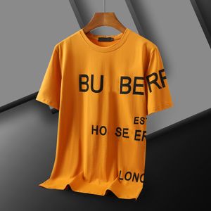 Summer Mens Designer T Shirt Casual Man Women Women Lose Tees z literami Drukuj krótkie rękawy