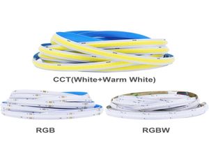 Cob Cctrgbrgbw LED Light Right Strip 840LEDSM高密度フレキシブルフォブCOB RA90線形調光照明DC24V8487785