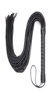 Chicote de couro genuíno real fetiche sm bdsm brinquedo sexual para casais sexo espancamento flogger jogos adultos bondage restrições produto sexual s1812312600