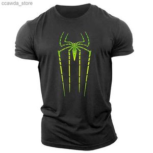 Herren T-Shirts Sommer Spinne Herren T-Shirt Kurzarm Sport Cartoon Held Tops T-Shirts Übergroße Streetwear Casual T-Shirts Designer Herren Kleidung Q230102