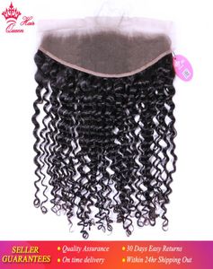 Lace Frontal 13x4 Ear to Ear Peruvian Deep Wave Frontal Closure Natural Color 100 Human Hair remy Closure8536321