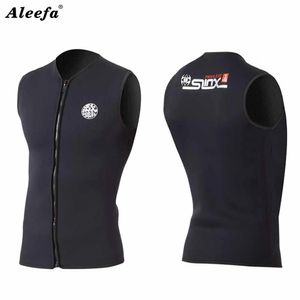 Bär slinx 3mm Neopren Wetsuit Vest Mens for Kitesurfing Suit Diving Swimsuit Badkläder Inga ärmarna Plus Size S till 3XL