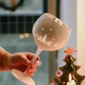 Bicchieri da vino Natale sicuro Alta bellezza Tazza Instagram Ragazza Cuore Regalo Creativo Bicchiere da piede per la casa