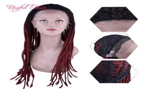 Parrucche anteriori in pizzo nero da 14 pob nere integne Terrette 3x Baschette intrecciate parrucche per capelli afroamericani per donne 4137817