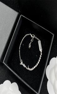 Дизайнерский женский браслет-цепочка, ювелирные изделия, золотой кулон, мужской серебряный браслет с бриллиантами для женщин, роскошные модные браслеты с золотым подбородком 227832542