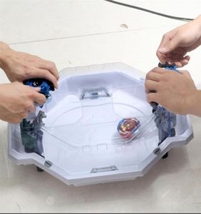 Beyblade Stadium Beyblades Burst Arena Children039s Spinning Top Arena de competição Bey Blade Lâminas Brinquedo Caixa de armazenamento de plástico Y204356884216