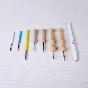 Игла, деревянная ручка, деревянная игла, пластиковая регулируемая игла, шерстяная игла, игла и набор инструментов для вышивания
