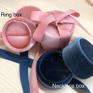 Różowa biżuteria opakowanie pudełka na prezenty luksusowe niestandardowe biżuteria pudełka na prezent na walentynki dla małych firm