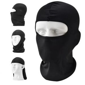 Stonego Outdoor Sports Balaclava Mask WindProof Full Face Neck Milk Silk Cotton Ninja Headgear Hat Riding Hiking CyclingCap240102