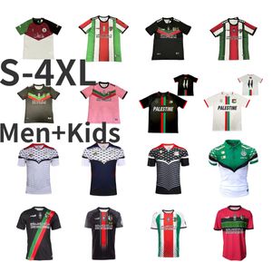 2023 2024 Palestine Soccer Jerseys Home Away Black White Camisetas de Futbol Maillots de Foot 22 23 24 Men's T-shirts Palestine Pakistan Tracksuit Football Shirts Tops