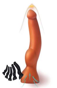 Massagem Sex Shop Vibradores Macios Pênis Realista Vibrador Anal Plug Sextoys Silicone Grande Galo Ventosa Pau Brinquedo Sexual Para Mulheres íntima1467809