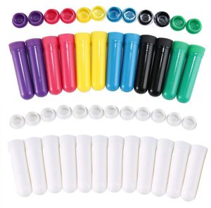 colorful Essential Oil blank nasal Aromatherapy Nasal Inhaler Sticks with Wicks inhalers white Cotton Empty Tubes Portable8717303