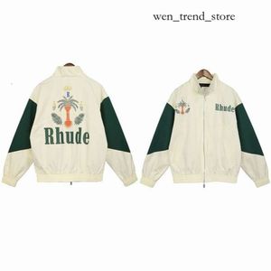 Rhude hoodie mens hoodies hoodie brev tryck långärmad mode män kvinnor hoodie rhude tröjor lyx tröja hip hop hoodies rhude 585