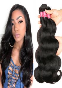 Virgin Brazilian Hair Body Wave Unprocessed Brazilian Remy Hair Whole Brazilian Indian Malaysian Peruvian Human Hair Extension6510553