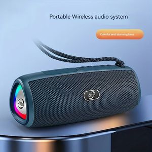 Kablosuz Bluetooth Hoparlör Yüksek Ses Kalitesi Küçük Hoparlör Taşınabilir Süper Ağır Bas Açık Hava Spor Asma Halat Hoparlör 240102