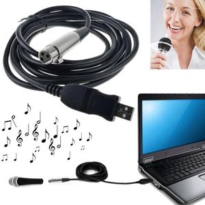 Microphones Retail 3M USB Male To XLR Female Microphone MIC Link Cable