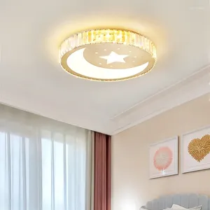 Ceiling Lights Bedroom Star Moon Household E Children's Princess Room Lamp