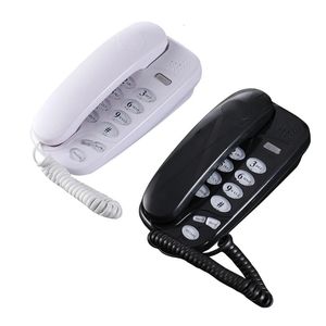 KXT-580 Big Button Corded Phone Telefoner Fasta telefon med samtal Lätt Redial Support Wall Mount eller Desk Telefon 240102