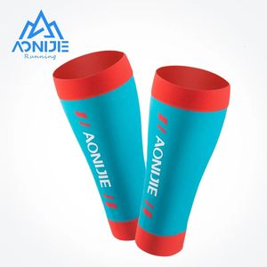 Aonijie e4405 malha compressão perna bezerro mangas meias caneleira suporte alívio para correr jogging maratona caminhadas futebol 240102