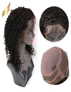 Deep Curly Wave 360 Lace Wig Brazilian Virgin Hair 130 150 180 Density Remy Human Hair Wigs Curly Bella Hair Julienchina8287002