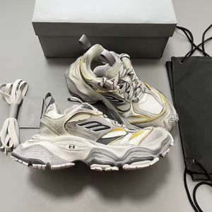 Uscite di alta qualità Nuove scarpe da ginnastica cargo Scarpe da uomo sportive Track Runner Mesh Pelle Nero Bianco Giallo Scarpe da ginnastica basse Calzature casual all'ingrosso EU38-46