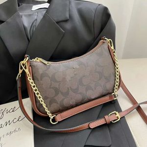 Designer Unterarm Kleine Handtaschen Frauen Schultertasche Weiche Hobo CO Halbmond Damen Baguette Geldbörse Kettenriemen Croissant Taschen