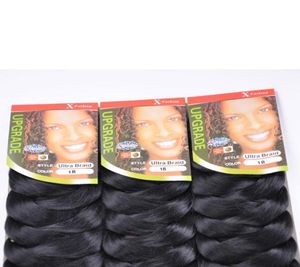 anekalon Ombre Intrecciare i capelli sintetici Trecce all'uncinetto 82 pollici 168 grammi Ombre due toni Jumbo estensioni dei capelli treccia più colori8254321