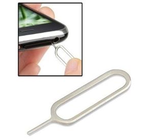 più economico Nuovo ago per scheda SIM per IPhone 5 4 4S 3GS IPad 2 Portautensili per telefono cellulare Supporto per espulsione Pin in metallo 10000 pezzicarton3768089