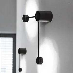 Vägglampa konst design ljus modern led belysning nära sängen hem dekoration sovrum vardagsrummet