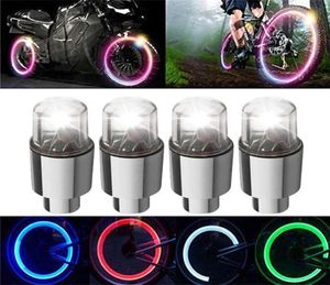 Flash-LED-Radlichter Fahrrad Radfahren Autoreifen Rad Neonventil Firefly Spoke LED-Lichtlampe für Auto Fahrrad Fahrrad7344515