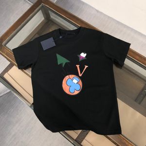 Yaz Erkek Kadın Tasarımcı T Shirt Pamuk Moda Üstleri Sıradan Gevşek Hip Hop Sokak Giyim Baskılı Kısa Kollu Gömlek