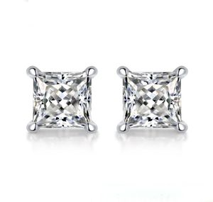 Real 05ct Moissanite Stud earrings for women men solid 925 Sterling Silver Solitaire Round Diamond Earrings Fine Jewelry4142420