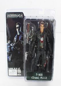 NECA The Terminator 2 T800 Steel Mill Figura de ação brinquedo 18 CM para presente boy039s 1599540