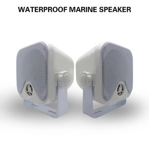 1 Stück / 2 Stück 4 Zoll wasserdichte Marine-Lautsprecher 100 W Outdoor-Bootslautsprecher für UTV ATV RV SPA Golfwagen Yacht LKW Motorrad 240102