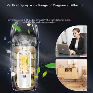 Umidificatori Umidificatore d'aria Macchina automatica per aromaterapia a olio a parete Ricaricabile USB Spruzzatore di fragranze Deodorante Purificazione dell'aria