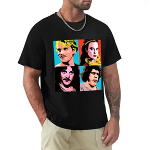 ماركة Men Polos Thirts Summer Tshirt The Princess Warhol T-Shirt مخصصة Tirt Man Plain Black Stirts للرجال
