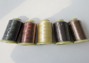 Filo per tessitura in nylon da 2000 m Filo per cucire per trame di capelli Clip per capelli Strumenti professionali per estensioni dei capelli più colori1600124