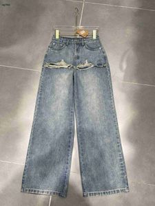 Jeans designer jeans jeans abbigliamento da donna per donne pantaloni per le gambe dritte lettere di moda gambe gambe pantaloni gennaio 02