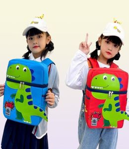 Okul çantası karikatür dinozor çocuk039s backpack moda kreş kız çocukların çocuk 2207071413265