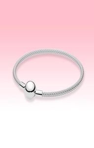 Bracciale da donna in argento sterling Bracciale rigido Braccialetti Gioielli estivi per braccialetti con chiusura a sfera con set di scatole originali1128505