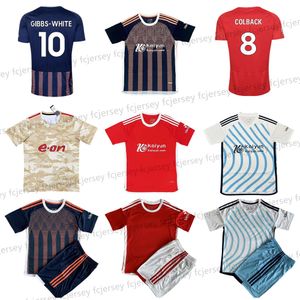 23 24 25 S-4XL Nottingham Soccer Jersey Grabban Johnson Surridge Men Kids Forest Awoniyi Ameobi Mighten Football Shirt Krovinovic Lingard Maillot de Foot Kits