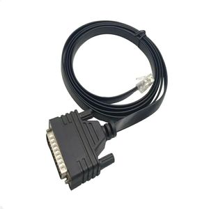 RJ45 to DB25 male pin cable for network switch interface industrial control cable