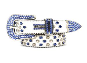 Rhinestone mens belt designer simon belt for men women shiny diamond waistbands white luxury beaded skull snakeskin handmade perso5038536