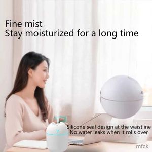 Humidifiers 250ML Mini Air Humidifier Aroma Essential Oil Diffuser USB Home Car Cool Mist Sprayer Perfume Air Humidificadores with LED Light