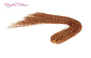 Micro Loop Hari Syntetyczne plecionki Blond Hair Extensions Zizi szydełko warkocze perwersy