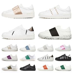 OG Original Designer Shoe Valentinity Open Sneaker Men Women Low-Top-Top Calfskin DH Gate Sports Big Mens Shoes Shools Shoolers Sneakers Trainers