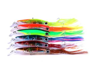 Sleeve-Fish Fishing Tackle 14cm 40g Octopus Squid re Hard Plastic Trolling Bionic Artificial Minnow BAIT6367167